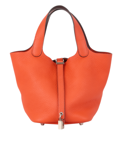 Picotin 18 In Clemence Orange, front view